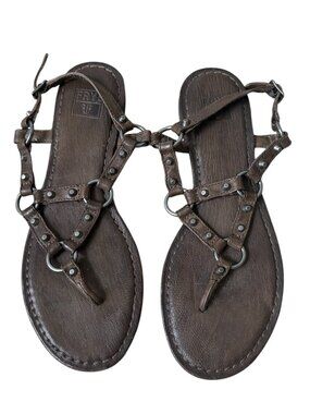 FRYE Women's Carson Ring Thong Gladiator Sandal